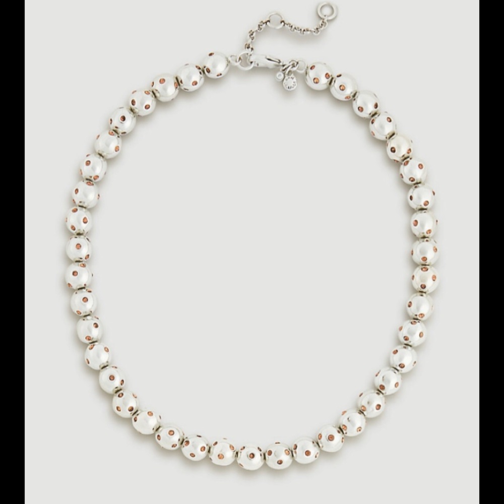 Ann Taylor Jeweled ball Necklace